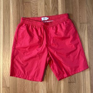 New Topman Men Swim Shorts Swimwear Red Size M